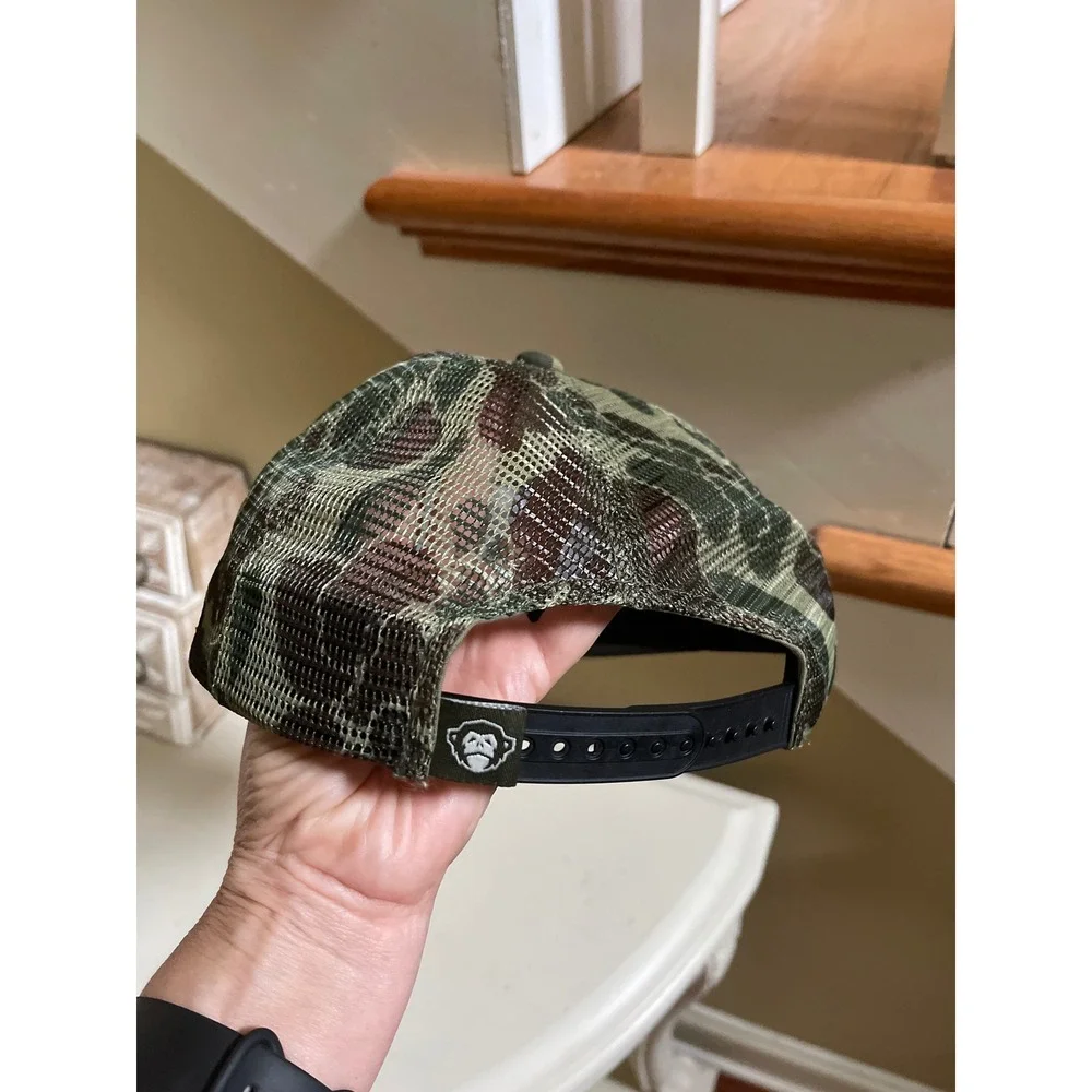 Howler Brothers Heed The Call Camo Trucker Hat Mens Green Mesh Snapback Cap